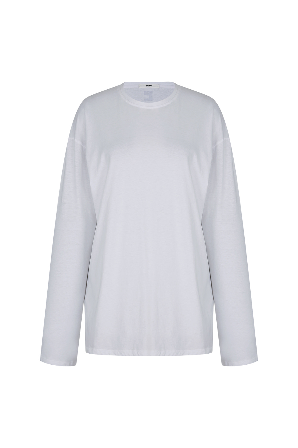 Silket round neck T-shirts_White